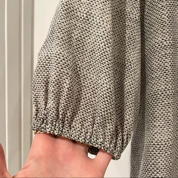 Joie Addie B Popover Silk Blouse in Python - Picture 6 of 9